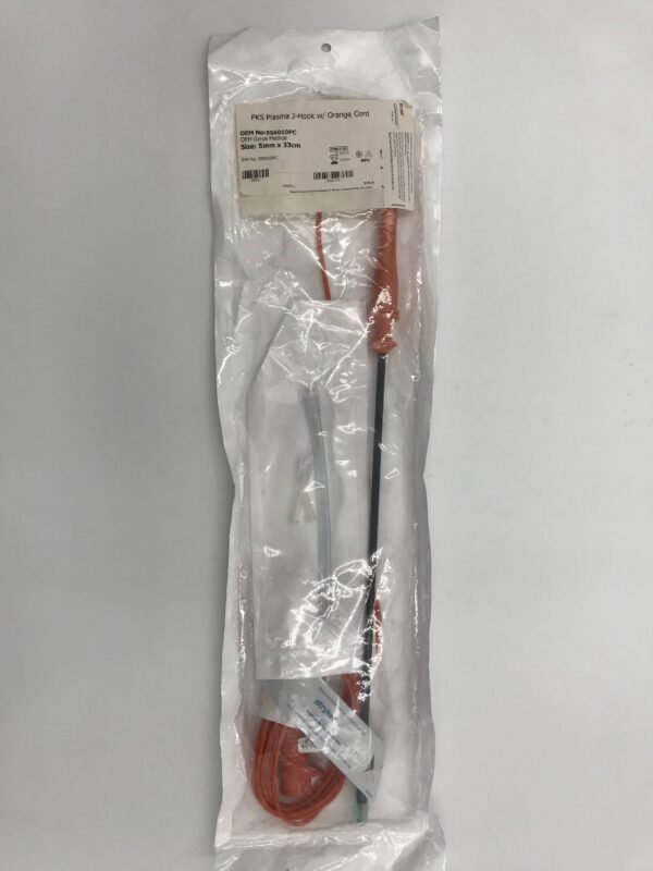GYRUS 956010PC PKS Plasma J-Hook W/ Orange Cord 5mm x 33cm (Resterilized) (X)