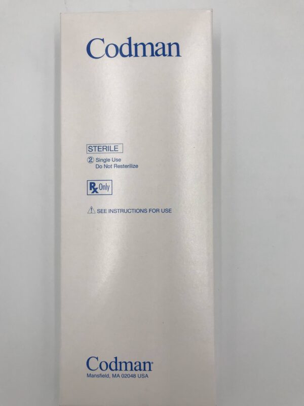 CODMAN 82-6101 Accu-Flo CSF Reservoir 24mm, Barium Ventricular Catheter, Connector, Straight
