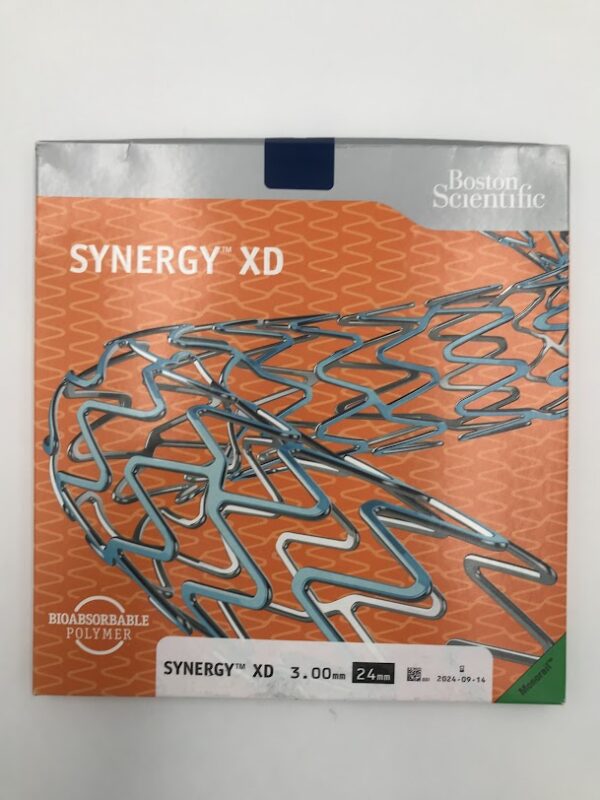 BOSTON SCIENTIFIC 394182430 Synergy XD Monorail Everolimus-Eluting Coronary Stent System 3.00mm x 24mm (X)