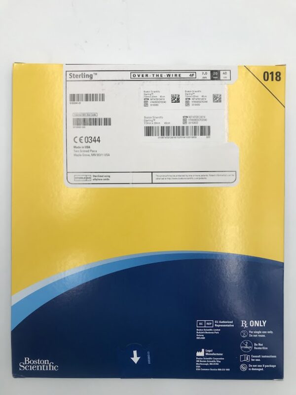 BOSTON SCIENTIFIC 3903270204 Sterling Over-the-Wire PTA Balloon Dilatation Catheter 7.0mm x 20mm
