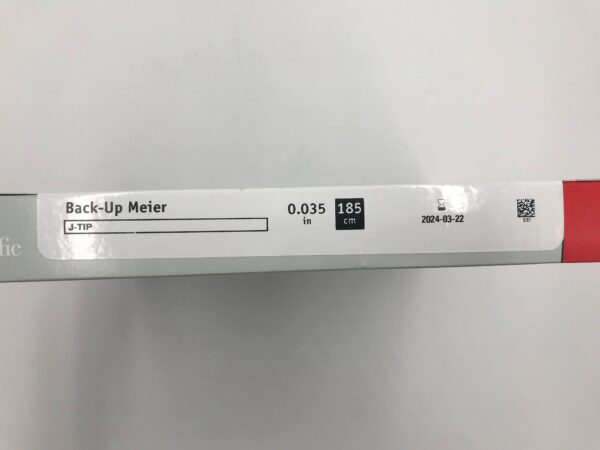 BOSTON SCIENTIFIC SCH30600 Back-Up Meier J-Tip Steerable Guidewire 0.035in x 185cm (X)