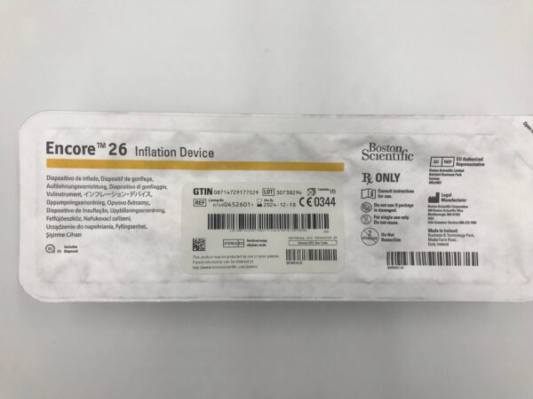 BOSTON SCIENTIFIC 0452601 Encore 26 Inflation Device (X)