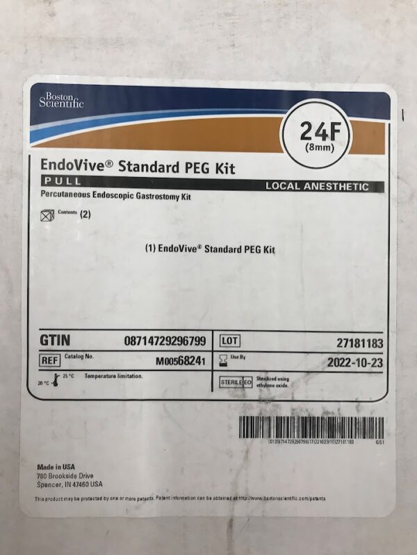 BOSTON SCIENTIFIC 6824 EndoVive Standard PEG Kit 24F (2/Box) (X)