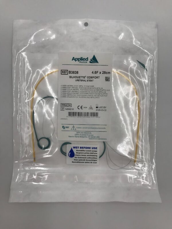 APPLIED MEDICAL B3838 Silhouette Comfort Ureteral Stent 4.6F x 28cm