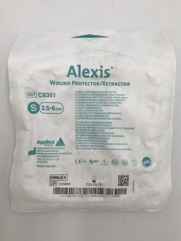 APPLIED MEDICAL C8301 Alexis Disposable Wound Protector/Retractor Small 2.5-6cm (X)