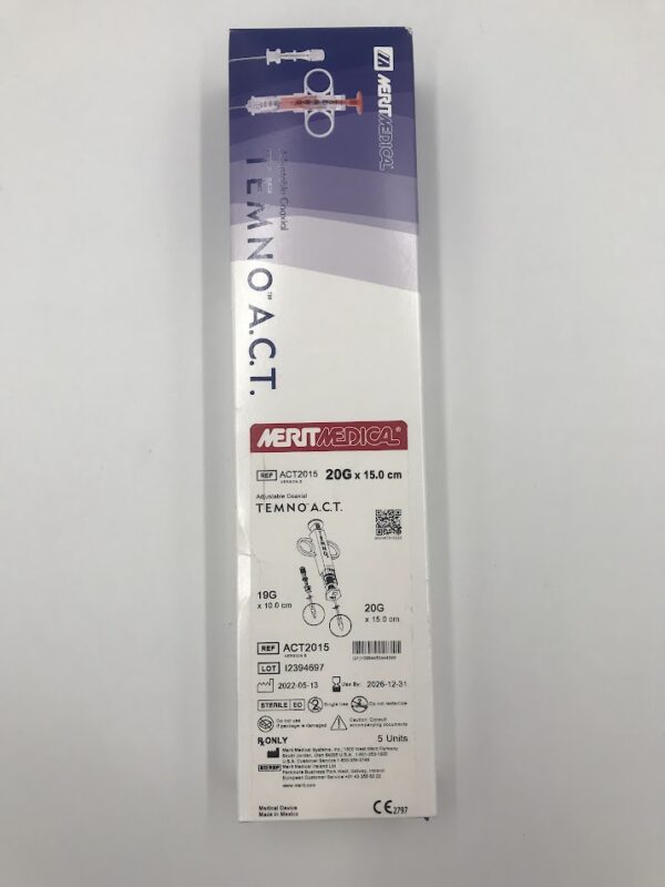 CAREFUSION ACT2015 A.C.T. Adjustable Coaxial Temno Biopsy System 20G x 15cm (5/Box)