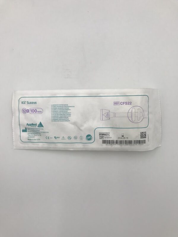 APPLIED MEDICAL CFS22 Kii Sleeve Advanced Fixation Sleeve 12 x 100mm (X)