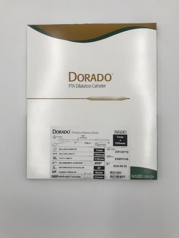 BARD DR135710 Dorado PTA Balloon Dilatation Catheter 6F (X)