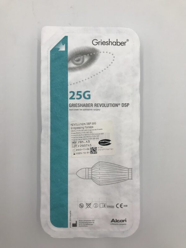 ALCON 706.43 Grieshaber Revolution DSP Endgrasping Forceps 25G (X)