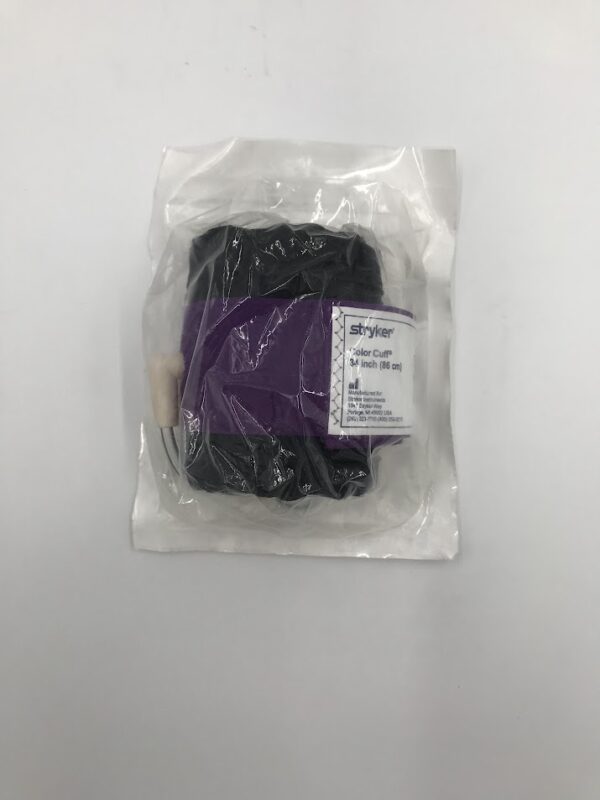 STRYKER 5921-034-235NS Color Cuff Non-Sterile Disposable Tourniquet Cuff Single Port, Dual Bladder 34in x 4in