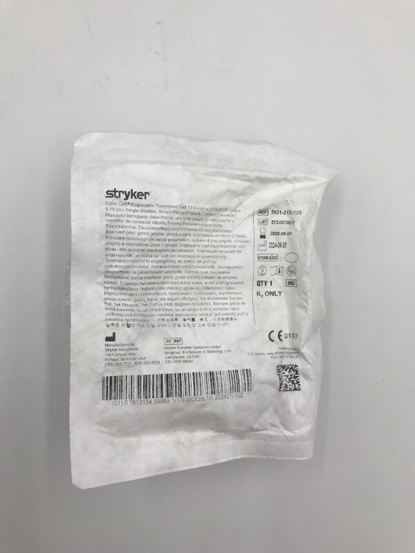 STRYKER 5921-212-135 Color Cuff Disposable Tourniquet Cuff 12in x 3.5in
