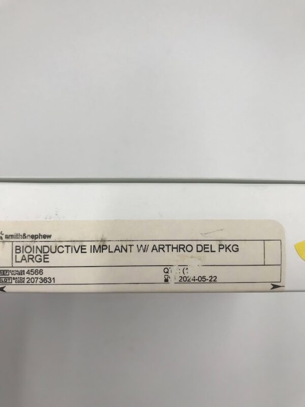 SMITH & NEPHEW 4566 Bioinductive Implant w/Arthro Del Pkg (X)
