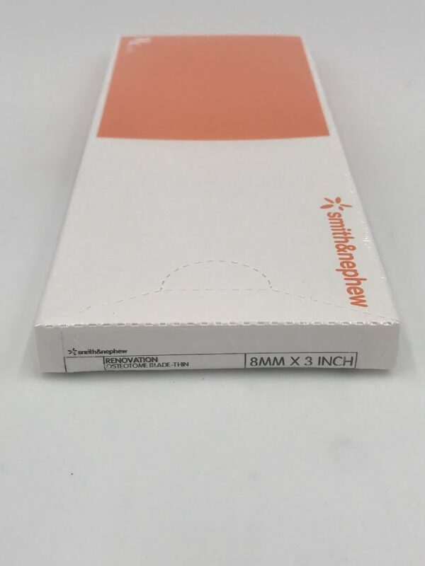 SMITH & NEPHEW 71369208 Renovation Osteotome Blade-Thin 8mm x 3in