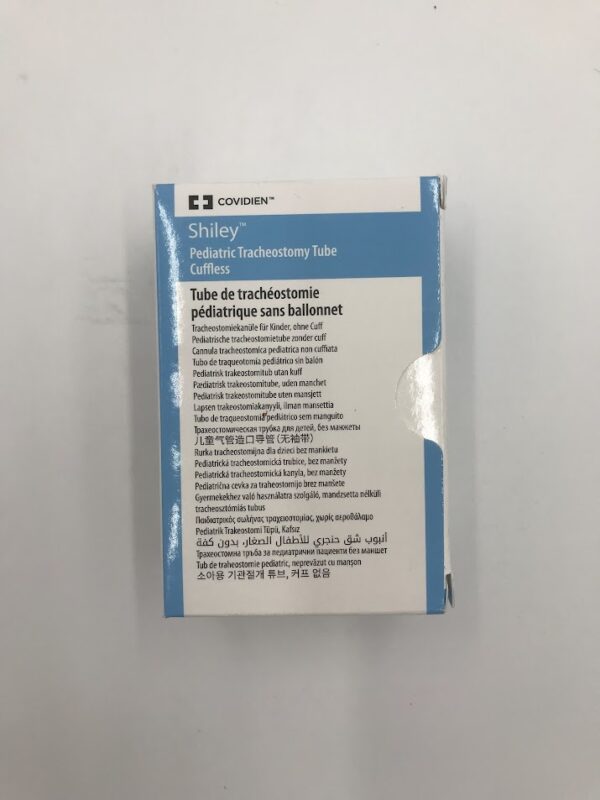 COVIDIEN 3.5PEF Shiley Pediatric Tracheostomy Tube Cuffless 3.5mm I.D. 5.4mm O.D. (X)
