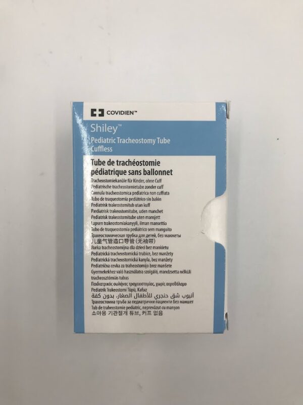 COVIDIEN 5.0PEF Shiley Pediatric Tracheostomy Tube Cuffless5.0mm I.D. (X)