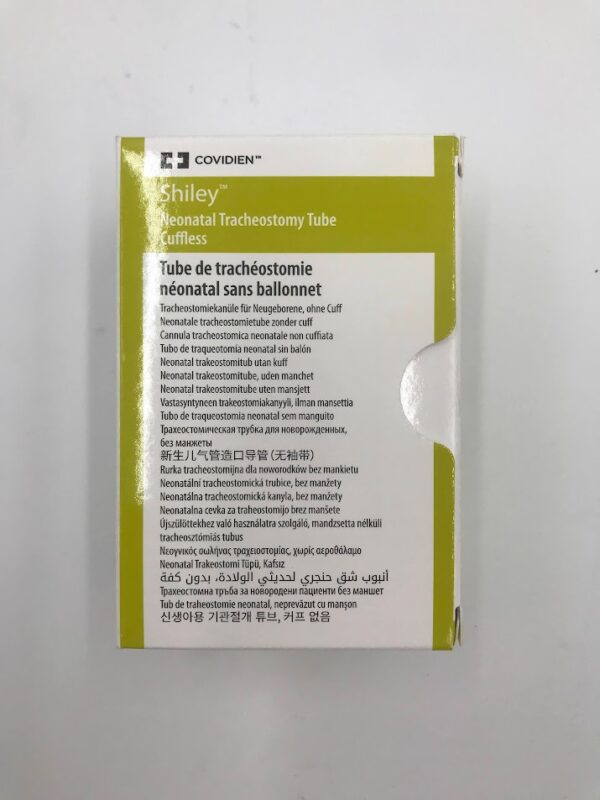 COVIDIEN 3.0NEF Shiley Neonatal Tracheostomy Tube Cuffless 3.0mm I.D. (X)