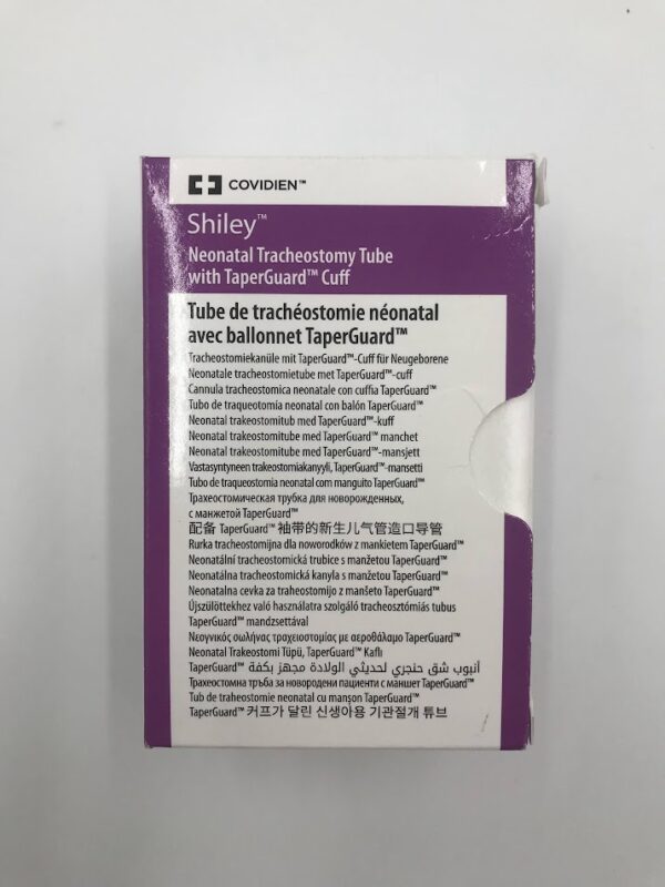 COVIDIEN 2.5NCF Shiley Neonatal Tracheostomy Tube w/ TaperGuard Cuff 2.5mm I.D. (X)