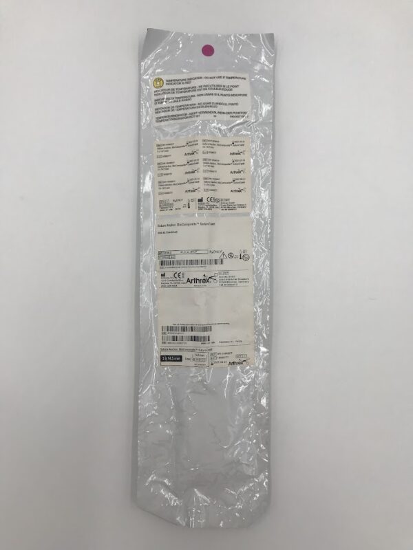 ARTHREX AR-1934BCF Suture Anchor, Biocomposite Suturetak w/ #2 Fiberwire (X)