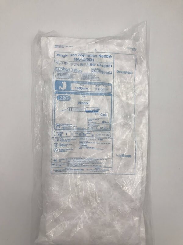 OLYMPUS NA-U200H-8022 EZShot3Plus Single Use Aspiration Needle 1400mm x 2.8mm 22G