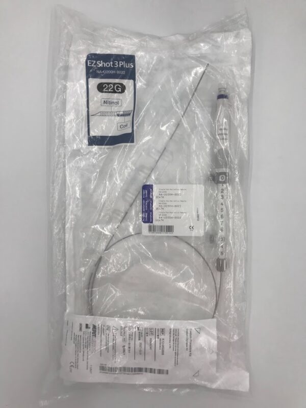 OLYMPUS NA-U200H-8022 EZShot3Plus Single Use Aspiration Needle 1400mm x 2.8mm 22G