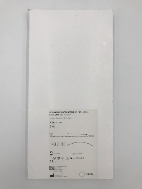 ELEKTA 911761 Disposable Biopsy Needle Kit For Leksell Stereotactic System 2.11mm Diam x 14 Gauge (X)