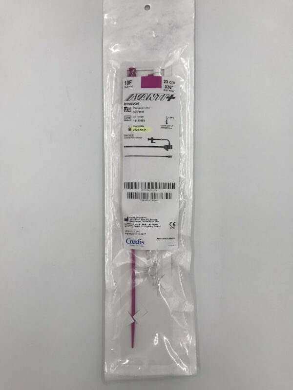 CORDIS 504-610T Avanti+ Introducer 10F / 23cm / .038in (SD)
