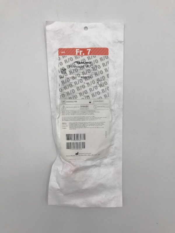 TERUMO RSB701 Pinnacle R/O II Introducer Sheath w/Radiopaque Marker  6cm x 0.038" (X)