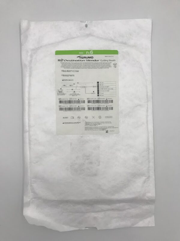 TERUMO GS-R6ST1C75W R2P Destination Slender Guiding Sheath 6Fr. (X)