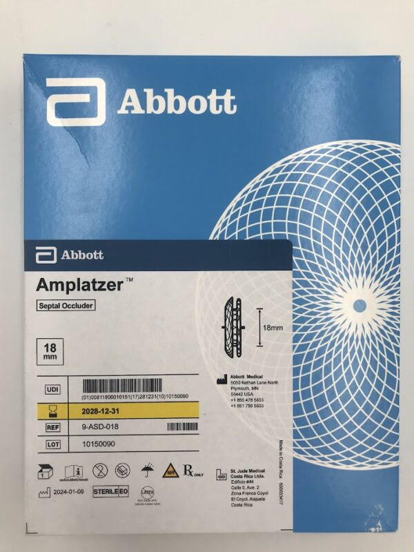 ABBOTT 9-ASD-018 Amplatzer Septal Occluder 18mm