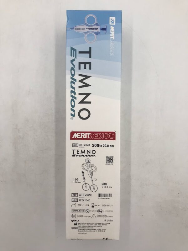 MERIT MEDICAL CTT2020 Temno Evolution 20G x 20.0cm (5/Box)