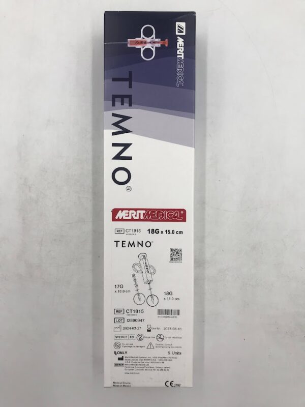 MERIT MEDICAL CT1815 Temno 18G x 15.0cm (5/Box)