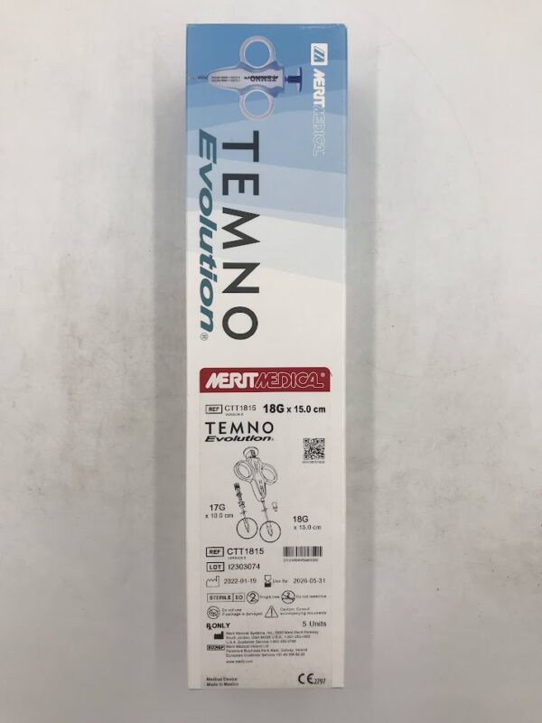 MERIT MEDICAL CTT1815 Temno Evolution 18G x 15.0cm (5/Box)