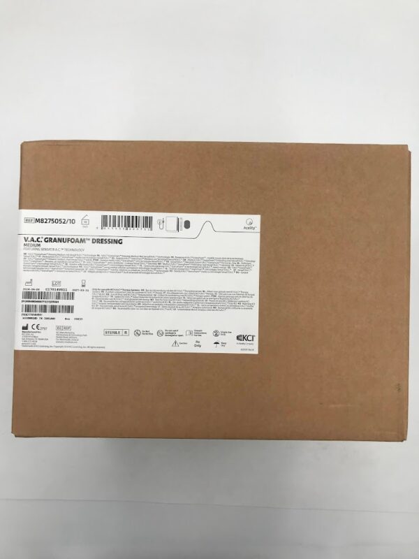 KCI M8275052/10 V.A.C. Granufoam Dressing, Medium Featuring SENSAT.R.A.C. Technology (10/Box)