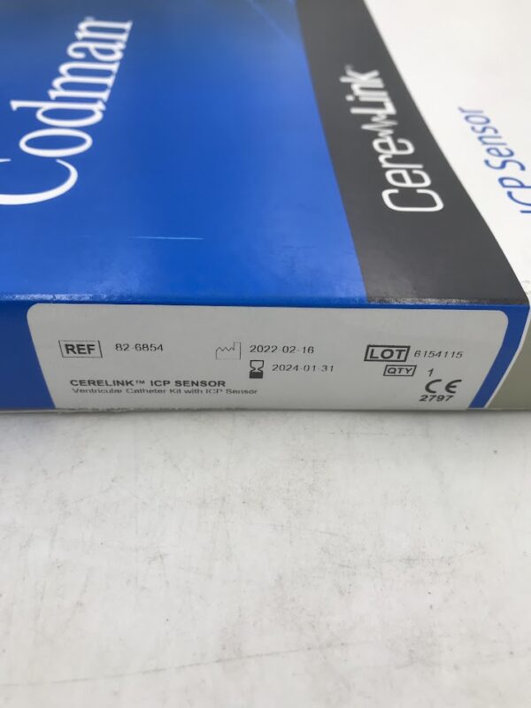 CODMAN 82-6854 CereLink ICP Sensor Ventricular Catheter Kit w/ ICP Sensor (X)