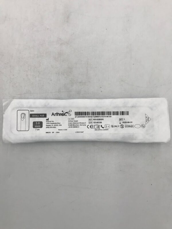 ARTHREX AR-9300SR Sabre Small Hub 3.0mm