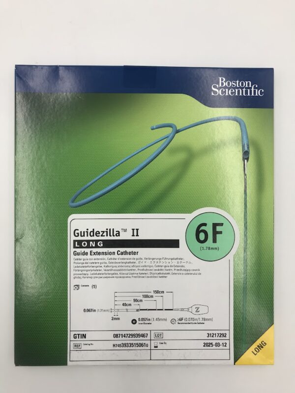 BOSTON SCIENTIFIC 3933515061 Guidezilla II Long Guide Extension Catheter 6F (X)