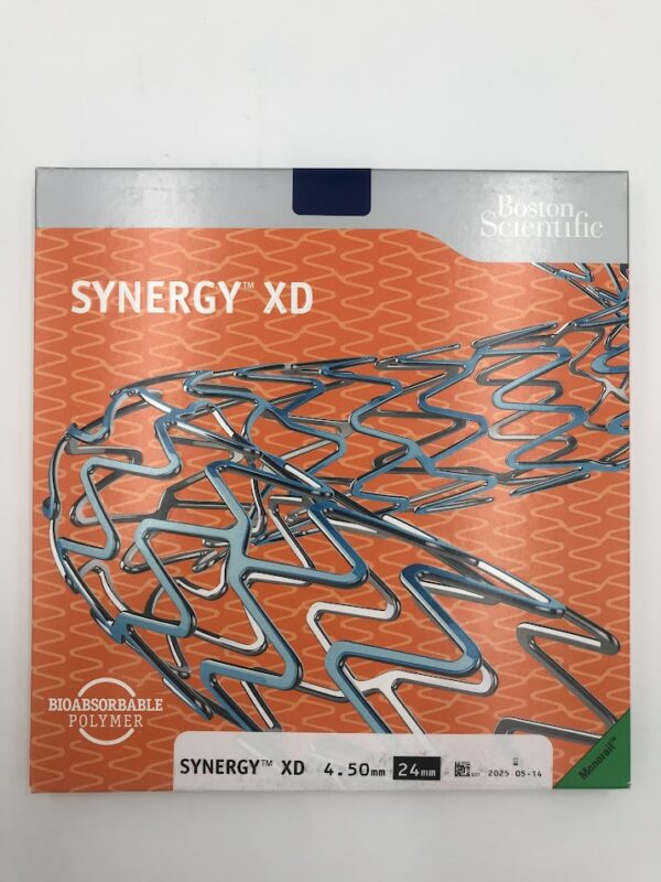 BOSTON SCIENTIFIC 394182445 Synergy XD Monorail Everolimus-Eluting Platinum Chromium Coronary Stent System 4.50mm x 24mm (X)
