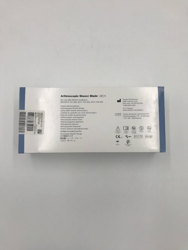 STRYKER 0375-951-012 Formula Standard 12-Flute Barrel Bur Artroscopic Shaver Blade 5.5mm x 125mm (6/Box)