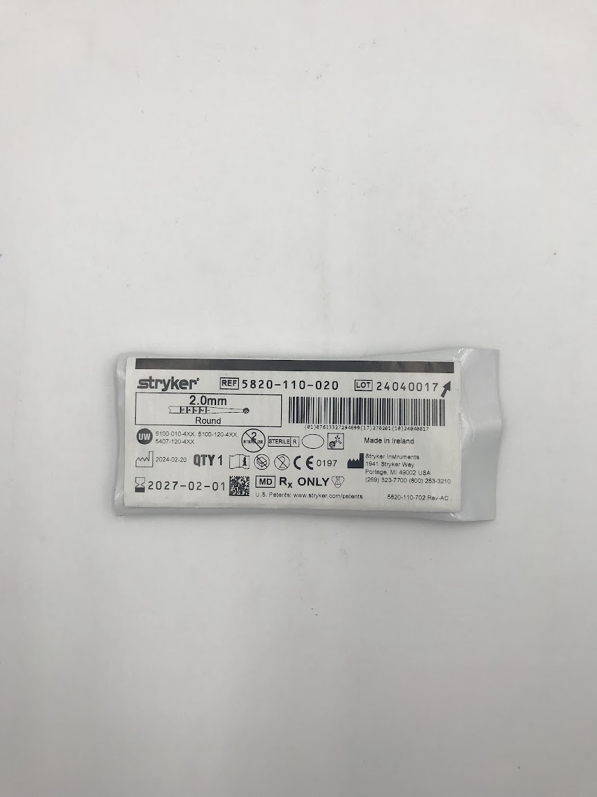 STRYKER INSTRUMENTS 5820-110-020 Round 2.0mm