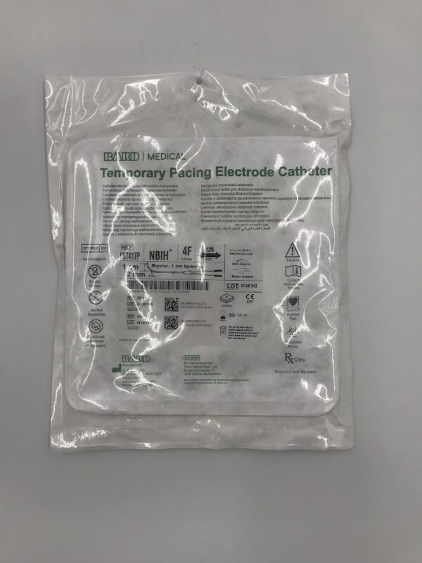 BARD 007417P Temporary Pacing Electrode Catheter Nbih 4f (1.33mm) 125cm Length