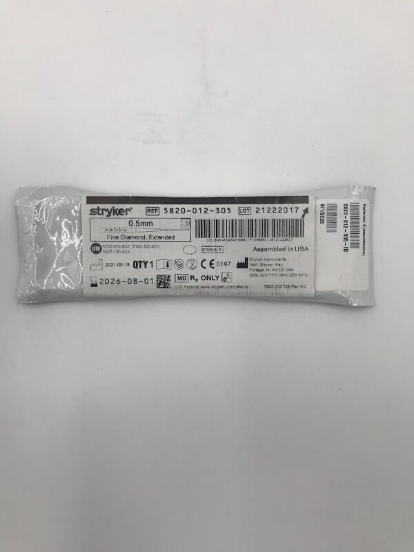 STRYKER INSTRUMENTS 5820-012-305 Fine Diamond, Extended 0.5mm