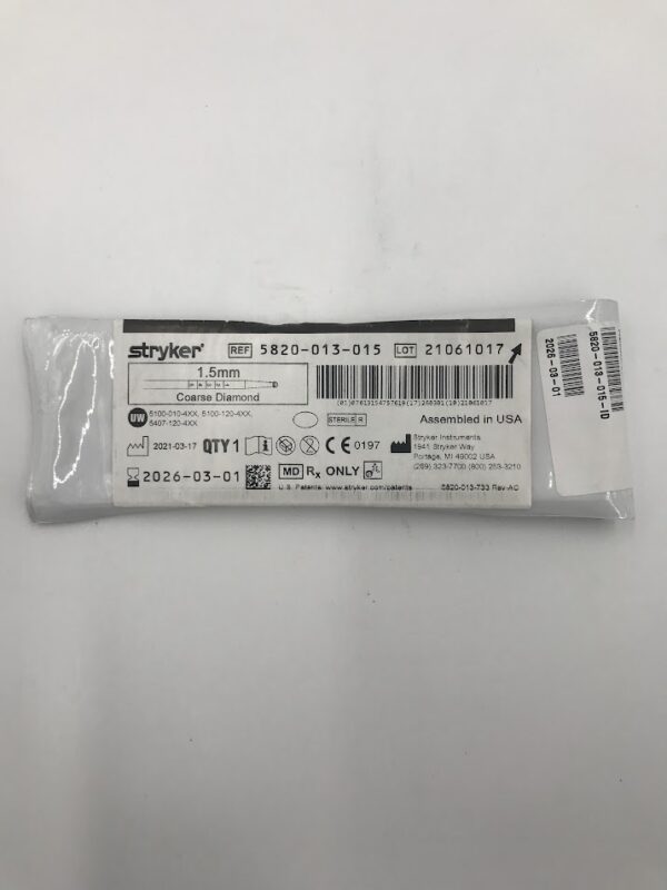 STRYKER INSTRUMENTS 5820-013-015 Coarse Diamond 1.5mm