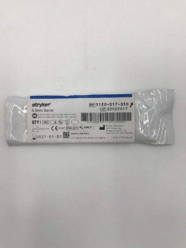 STRYKER INSTRUMENTS 5120-017-050 5.0mm Barrel