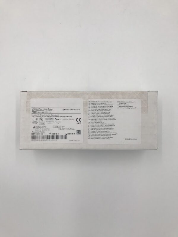 JOHNSON & JOHNSON OPOS19L Laminar Flow Infusion Sleeve And Test Chamber (6/BOX) - 19 gauge