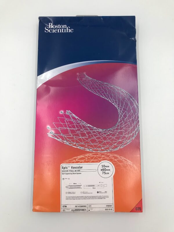 BOSTON SCIENTIFIC 3920010607 Epic Vascular Over-The-Wire Self-Expanding Stent System 10mm x 60mm x 75cm (X)
