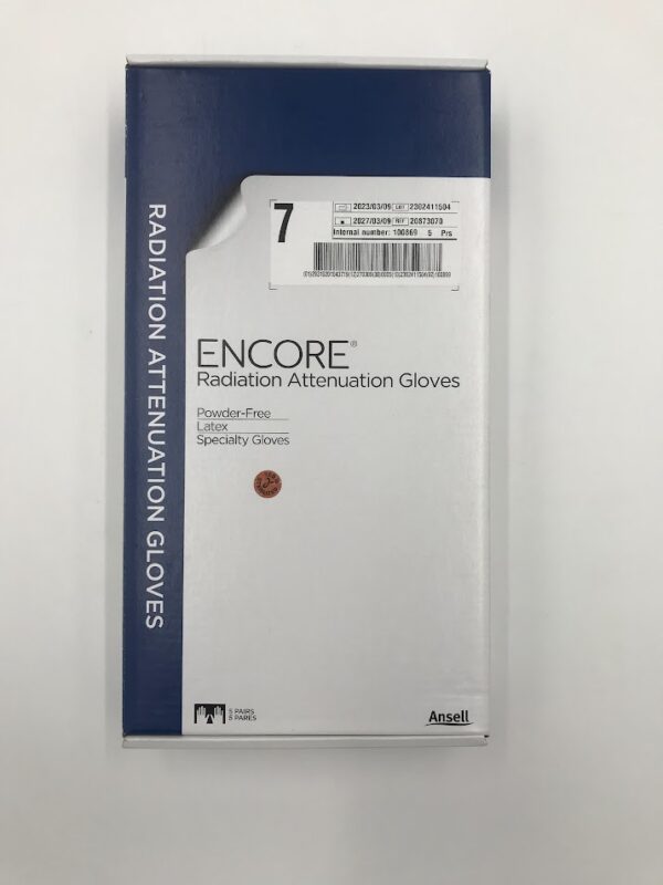 ANSELL 20873070 Encore Radiation Attenuation Gloves Powder-Free Latex Specialty Gloves (5/BOX)