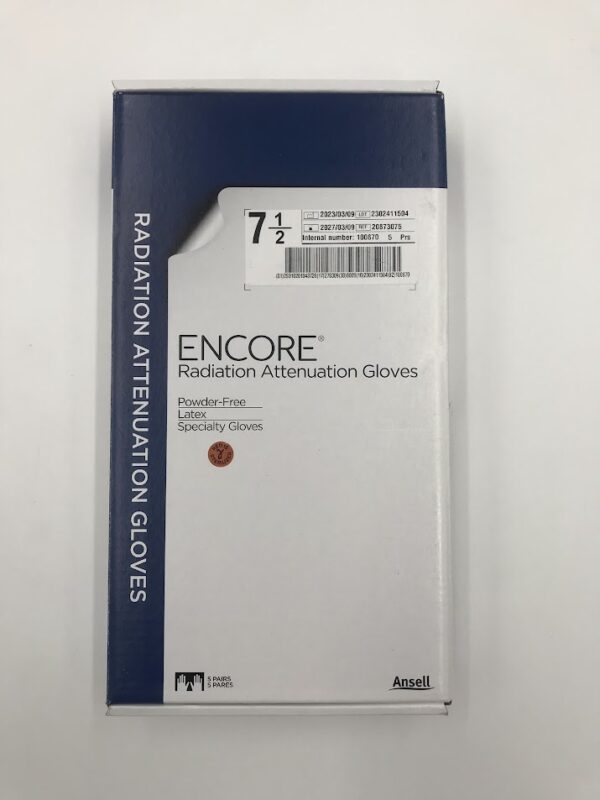 ANSELL 20873075 Encore Radiation Attenuation Gloves Powder-Free Latex Specialty Gloves (5/BOX)