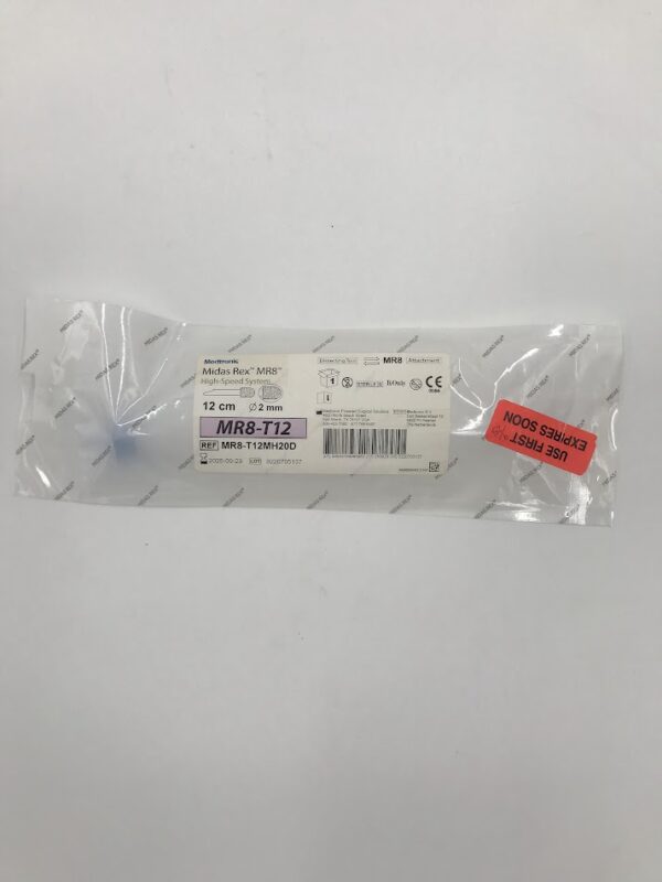 MEDTRONIC MR8-T12MH20D Midas Rex MR8 High-speed System MR8-T12 Dissecting Tool 12cm Diam. 2mm (X)