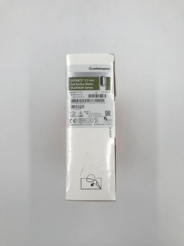 SMITH&NEPHEW 72203522 Dyonics Arthroscopic Surgery Blade 5.5mm Full Radius Blade, Platinum Series (6/box)