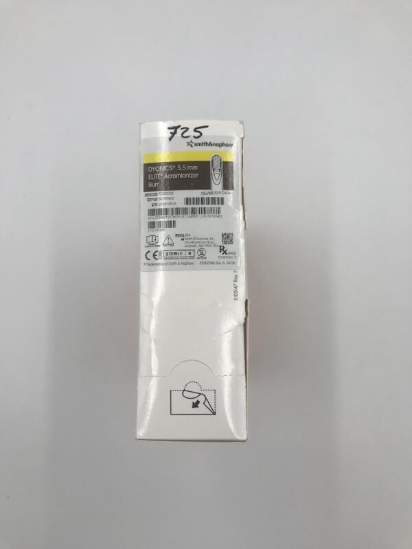 SMITH&NEPHEW 72200725 Dyonics Arthroscopic Surgery Blade 5.5mm Elite Acromionizer Burr (6/box) (X)